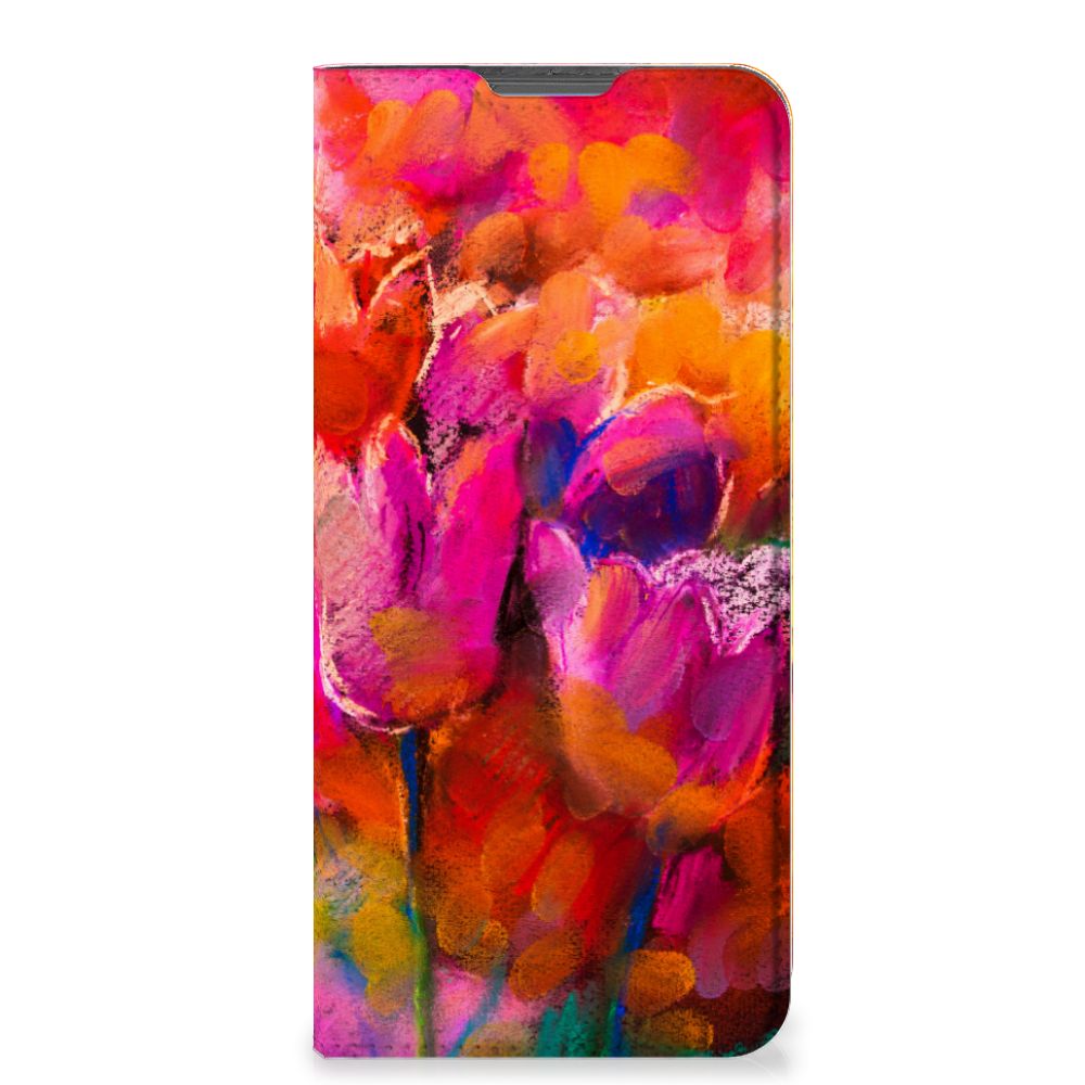 Bookcase Motorola Moto E32 | Moto E32s Tulips - B2C Telecom