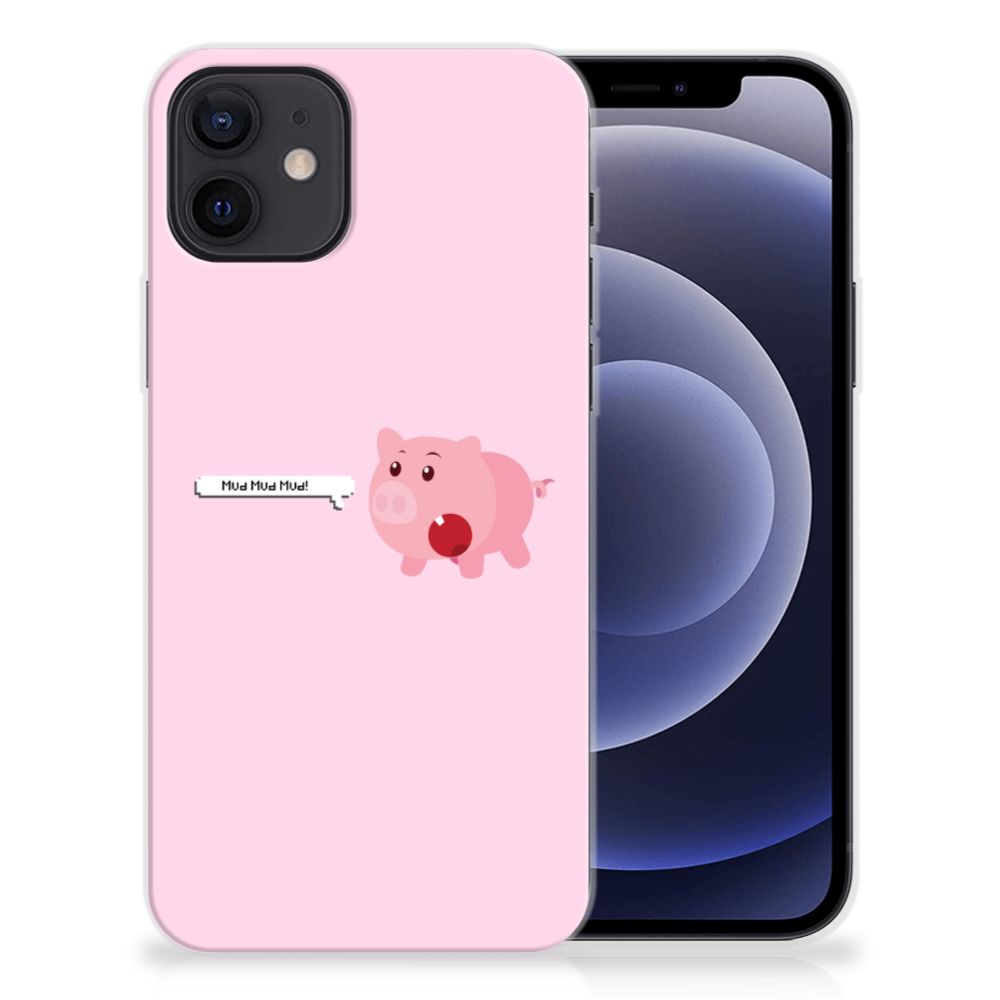 iPhone 12 | 12 Pro (6.1") Telefoonhoesje met Naam Pig Mud B2C Telecom