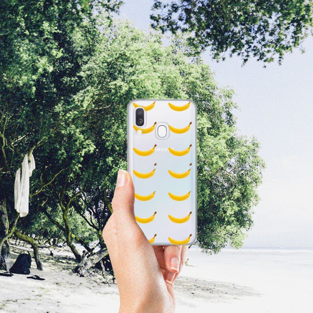 Samsung Galaxy A40 Siliconen Case Banana