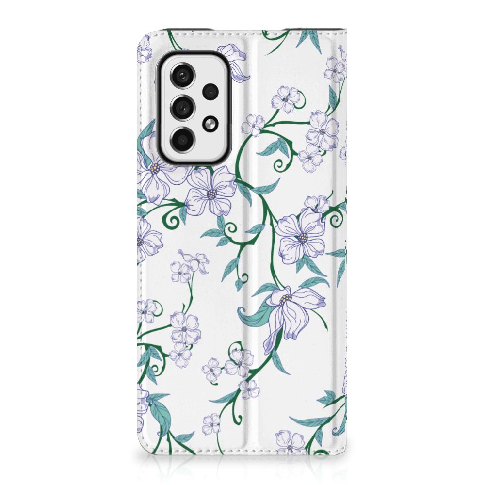 Samsung Galaxy A73 Uniek Smart Cover Blossom White - B2C Telecom
