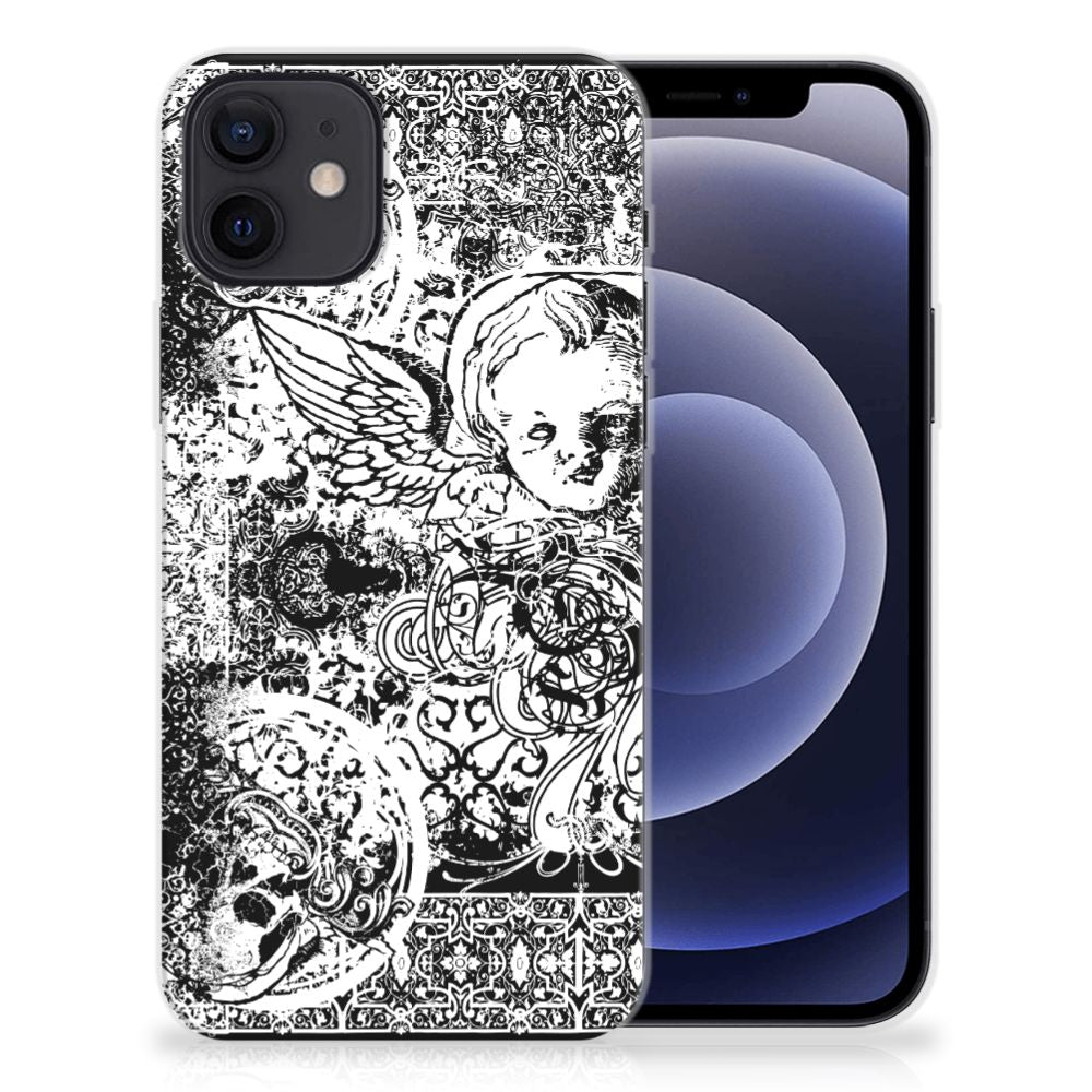 Silicone Back Case iPhone 12 | 12 Pro (6.1") Skulls Angel