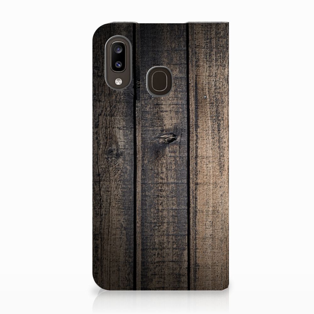 Samsung Galaxy A30 Book Wallet Case Steigerhout