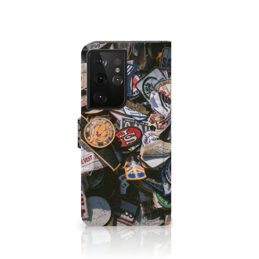 Samsung Galaxy S21 Ultra Telefoonhoesje met foto Badges