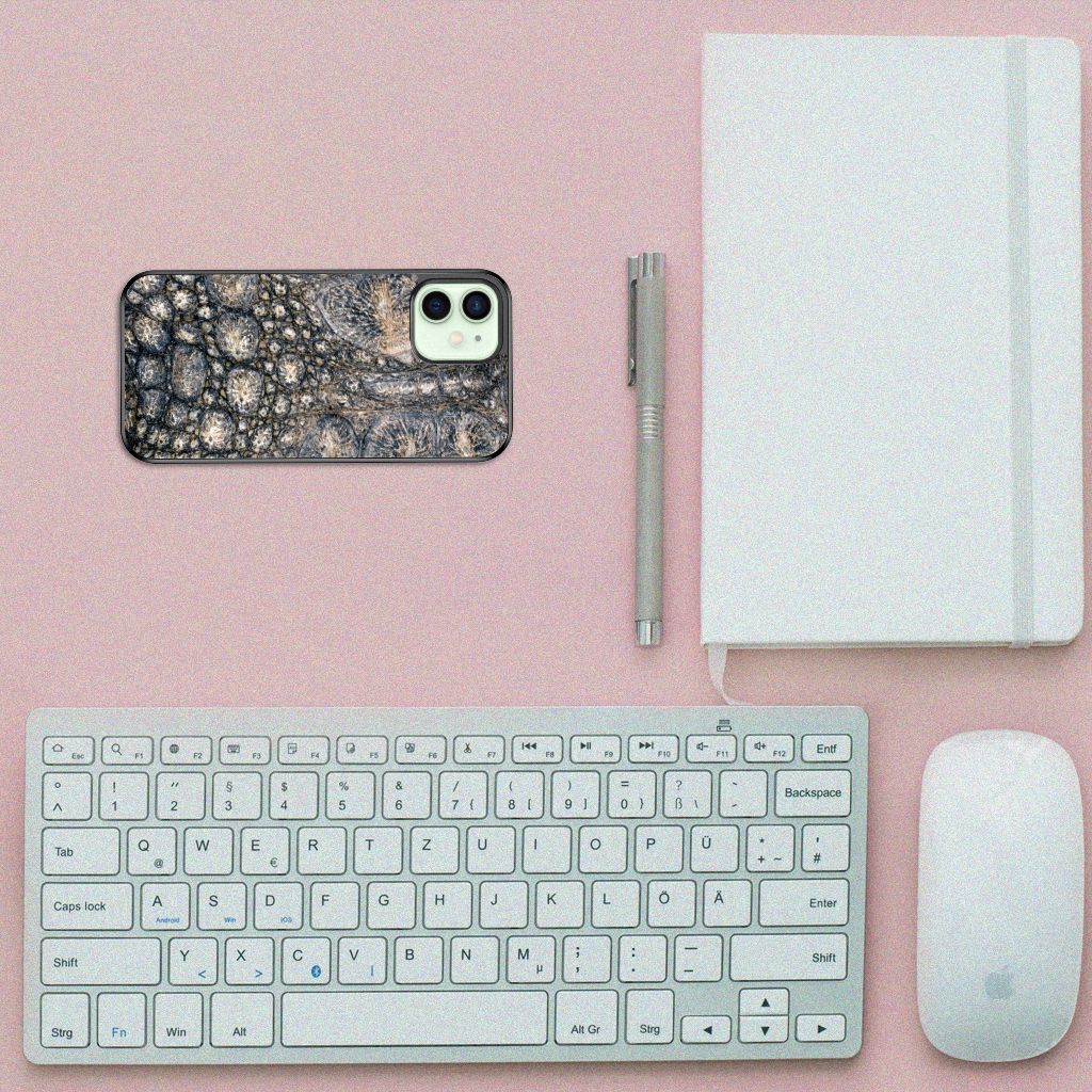 iPhone 12 Mini Back Cover Krokodillenprint B2C Telecom