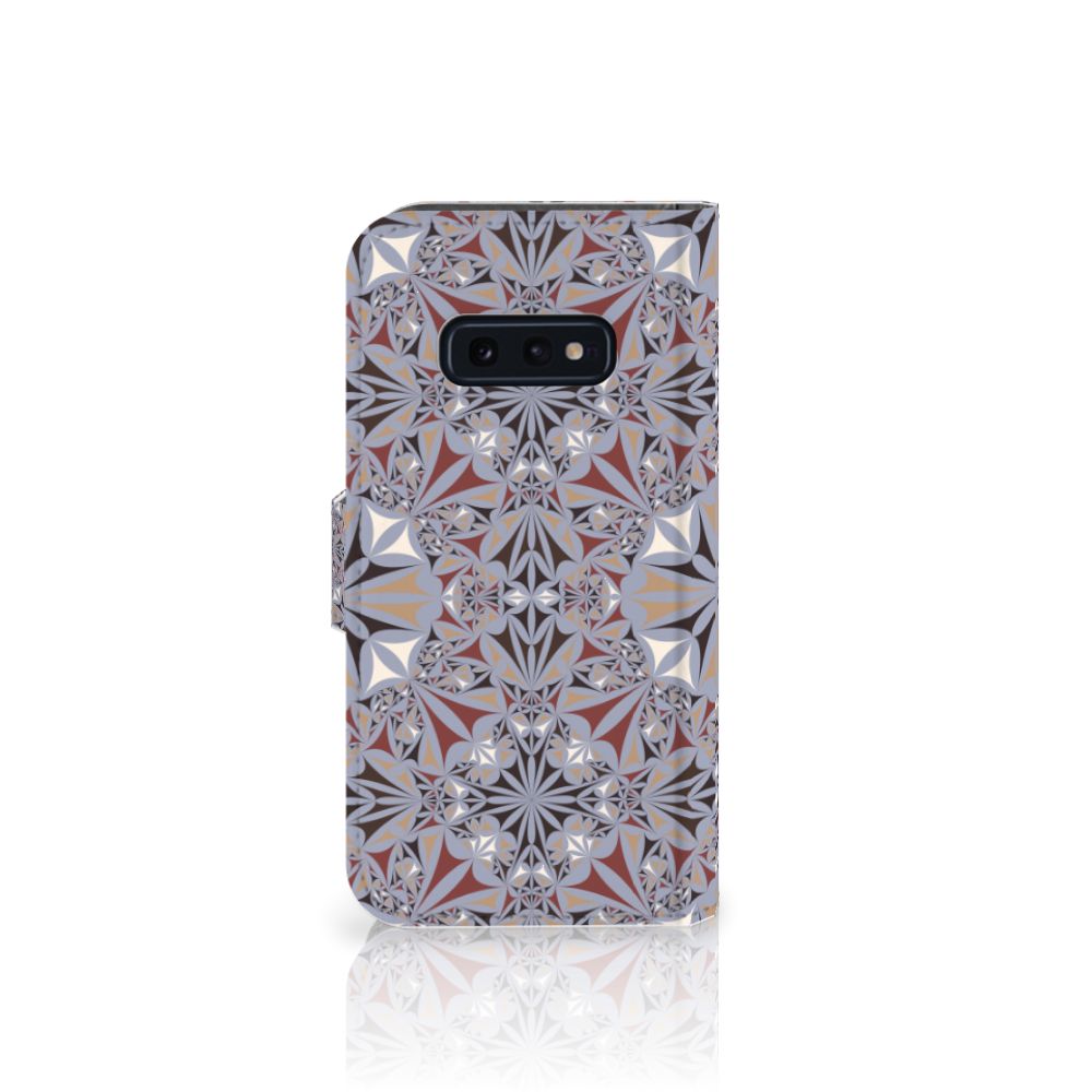 Samsung Galaxy S10e Bookcase Flower Tiles
