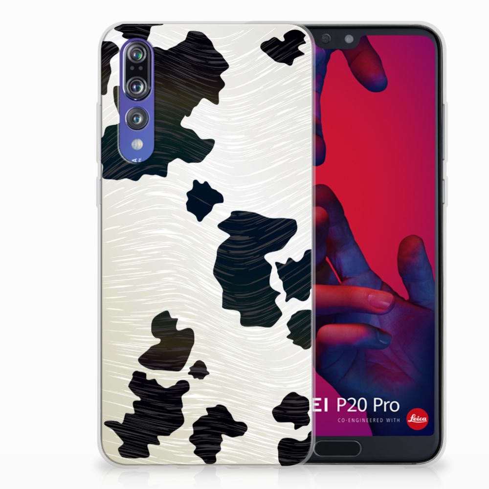 Huawei P20 Pro TPU Hoesje Koeienvlekken