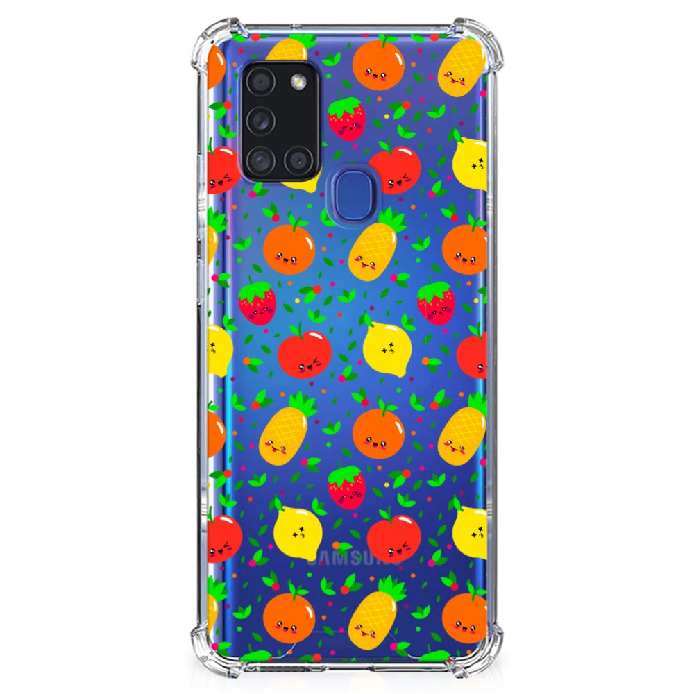 Samsung Galaxy A21s Beschermhoes Fruits