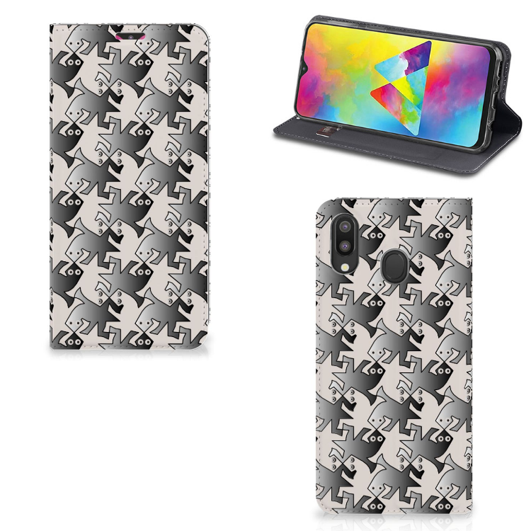 Samsung Galaxy M20 Hoesje maken Salamander Grey
