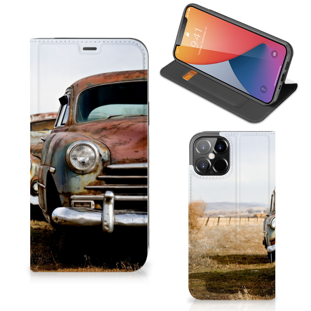 iPhone 12 Pro Max Stand Case Vintage Auto - B2C Telecom