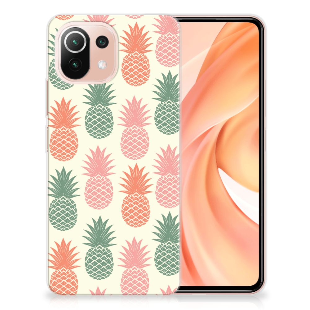 Xiaomi Mi 11 Lite | 11 Lite 5G NE Siliconen Case Ananas