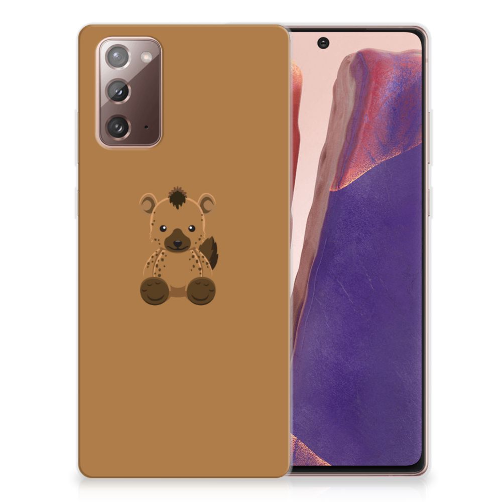 Samsung Note 20 Telefoonhoesje met Naam Baby Hyena B2C Telecom