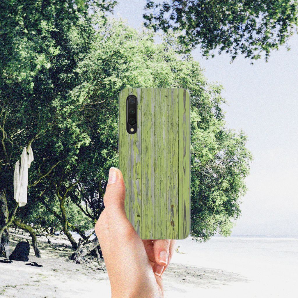 Xiaomi Mi 9 Lite Bumper Hoesje Green Wood B2C Telecom