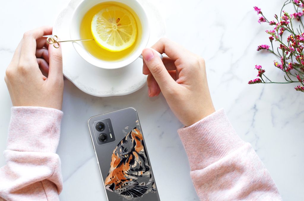 Hoesje maken Motorola Moto G53 Watercolor Tiger