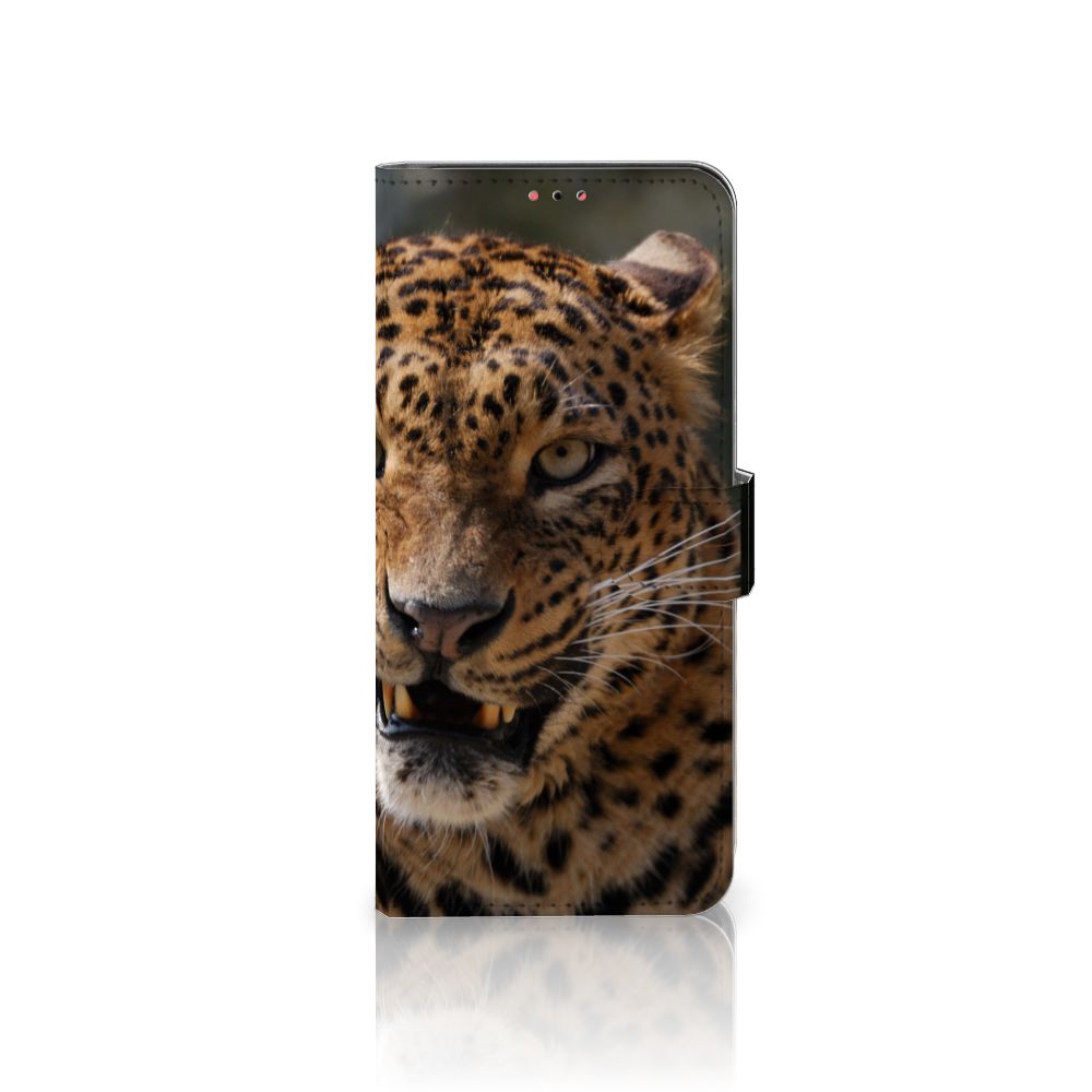 Samsung Galaxy A13 (4G) Telefoonhoesje met Pasjes Luipaard