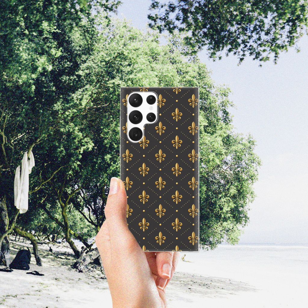 Samsung Galaxy S22 Ultra TPU bumper Franse Lelie B2C Telecom