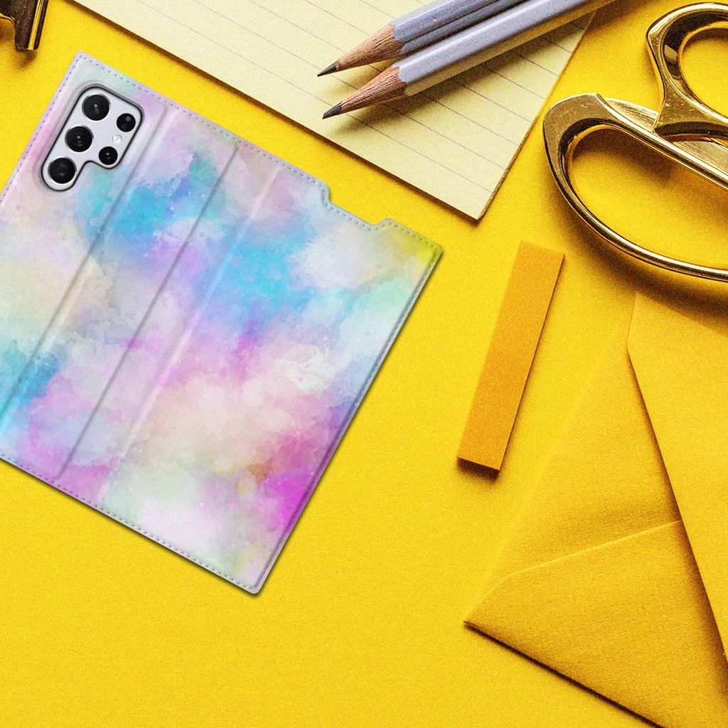 Bookcase Samsung Galaxy S22 Ultra Watercolor Light - B2C Telecom