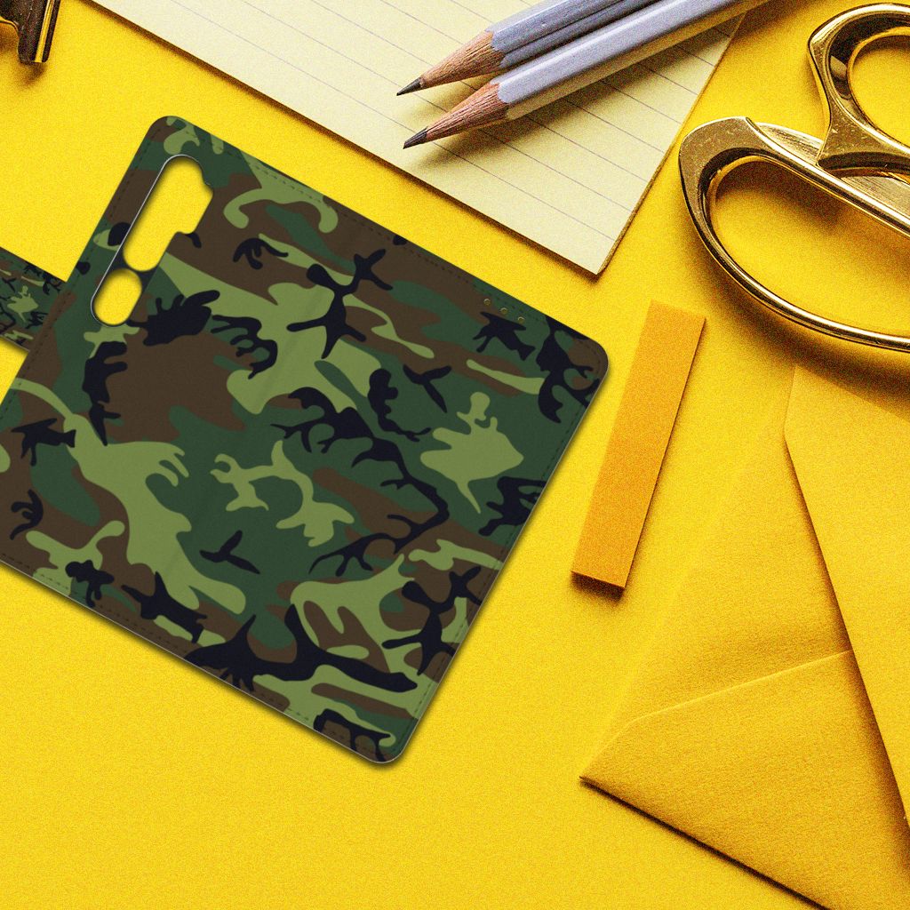 Xiaomi Mi Note 10 Pro Telefoon Hoesje Army Dark
