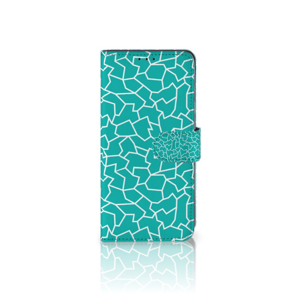 OPPO A91 | Reno3 Hoesje Cracks Blue