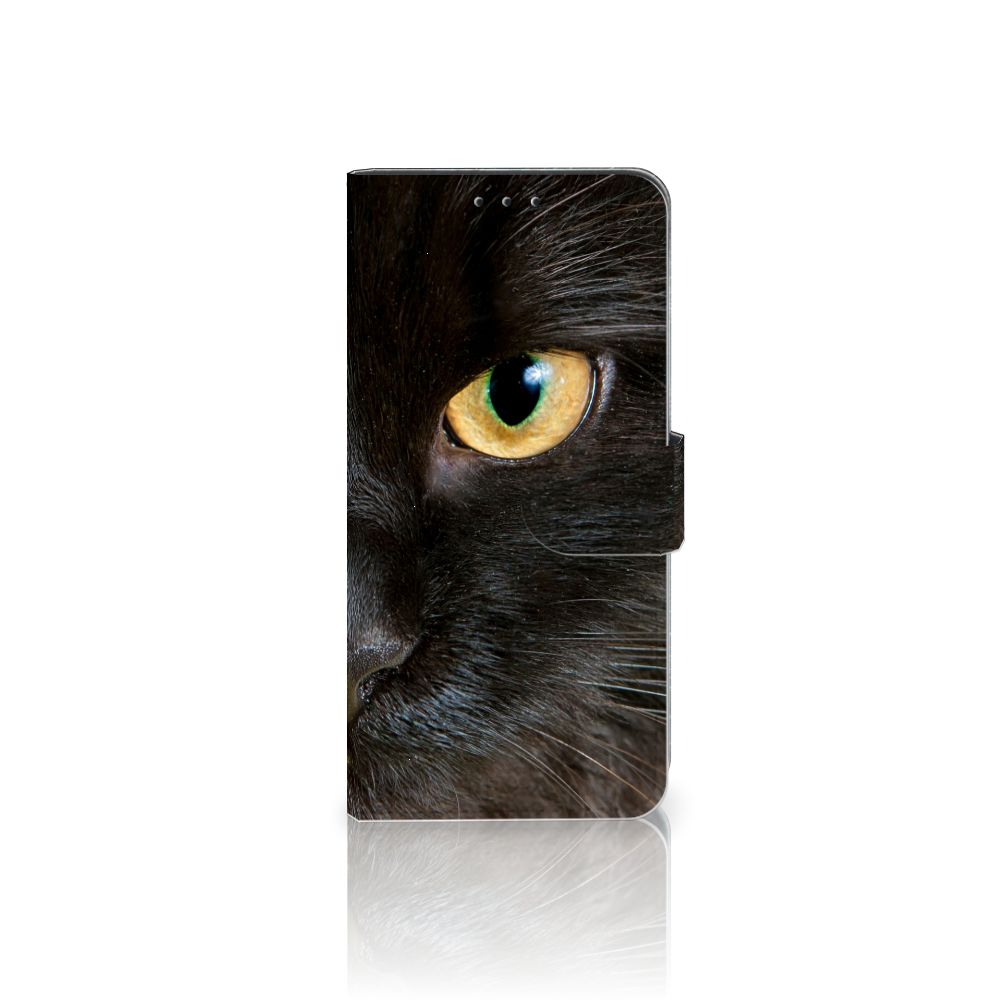 Xiaomi Mi 9 Lite Telefoonhoesje met Pasjes Zwarte Kat