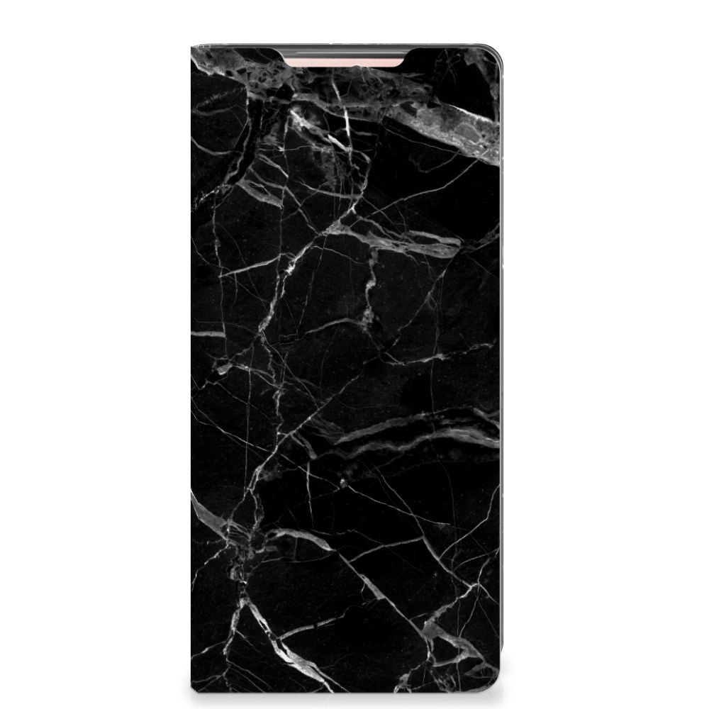 Samsung Galaxy Note20 Standcase Marmer Zwart - Origineel Cadeau Vader - B2C Telecom
