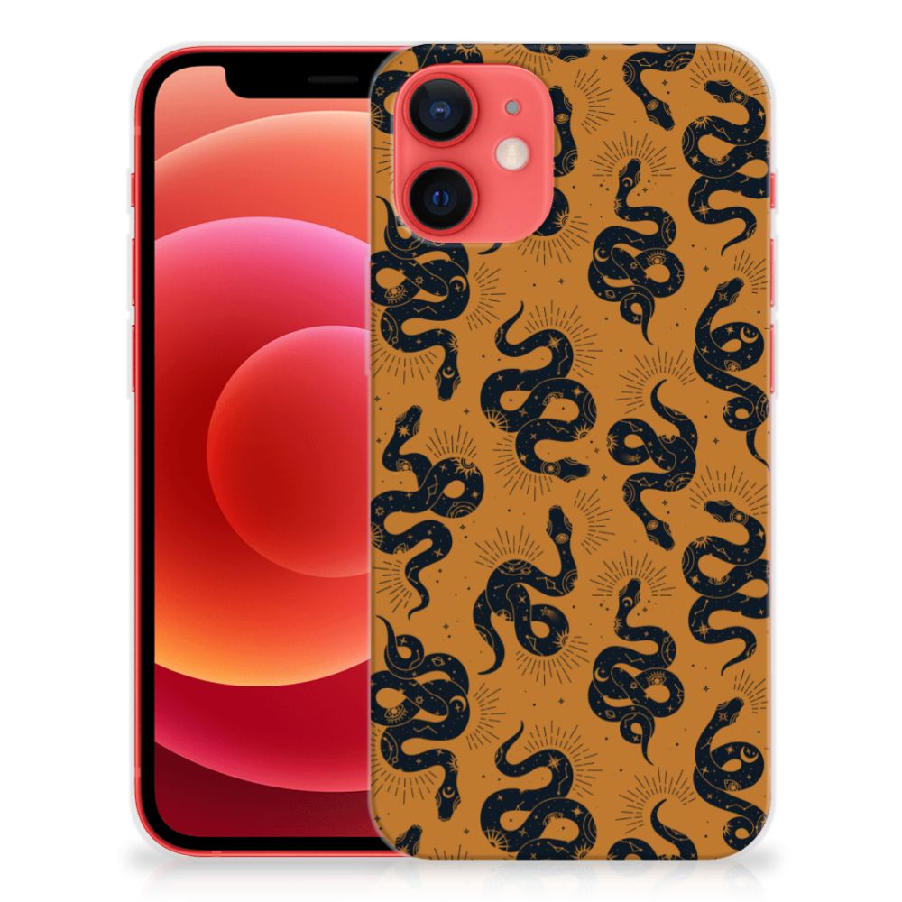 TPU Hoesje voor iPhone 12 Mini Snakes B2C Telecom