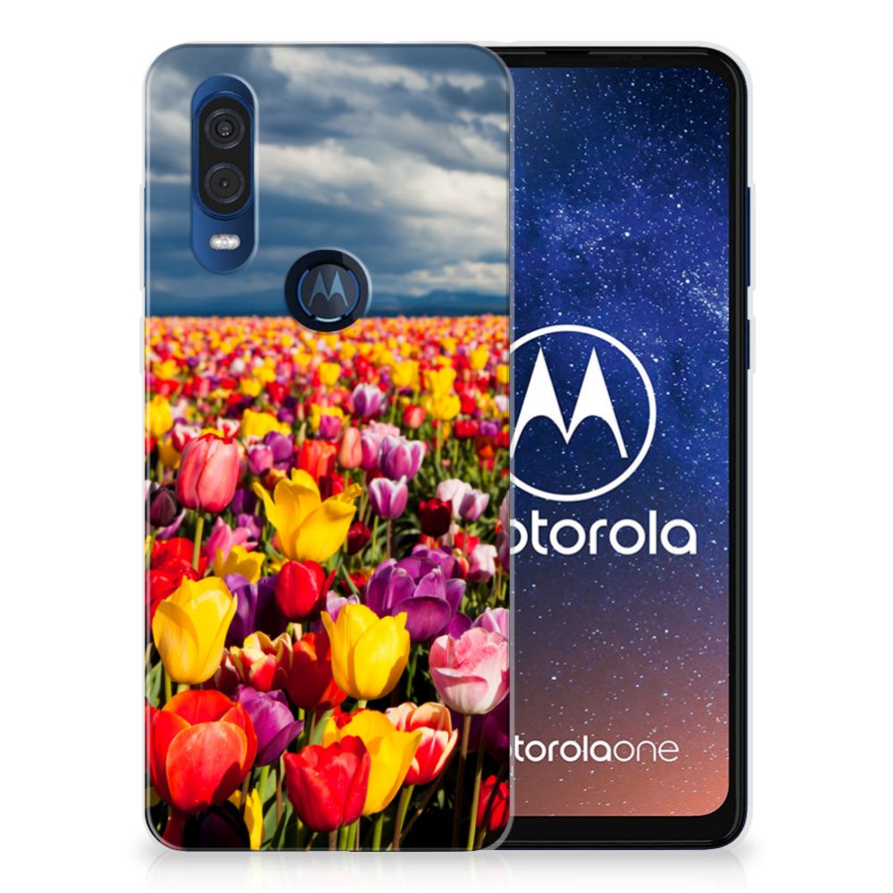 Motorola One Vision TPU Case Tulpen