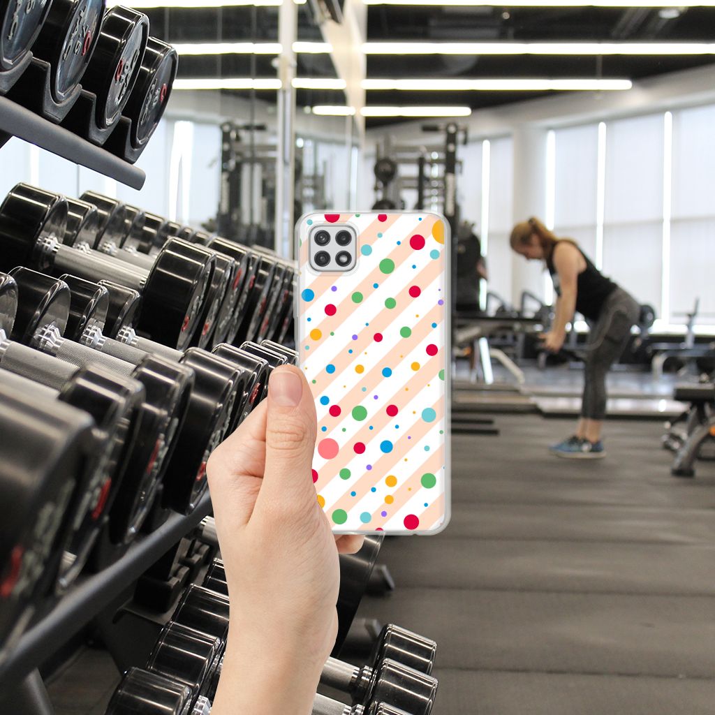 Samsung Galaxy A22 5G TPU bumper Dots B2C Telecom