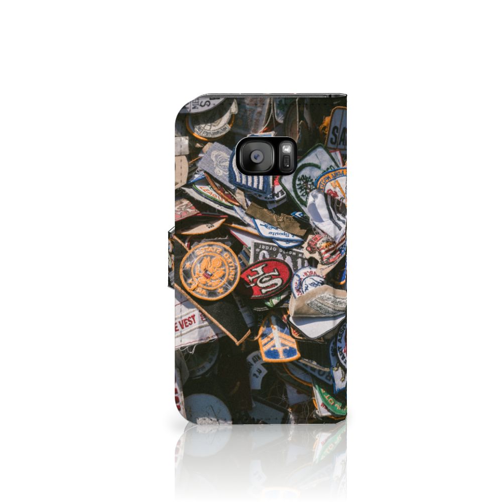 Samsung Galaxy S7 Edge Telefoonhoesje met foto Badges