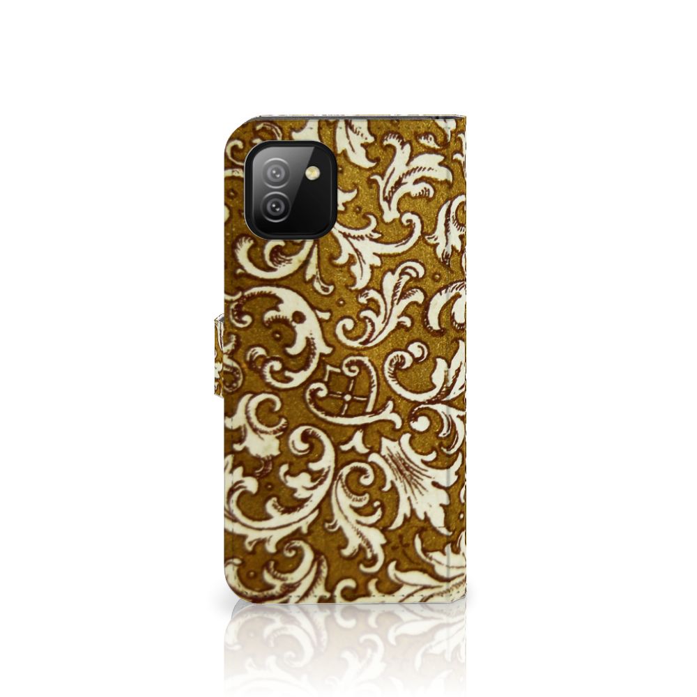 Wallet Case Samsung Galaxy A03 Barok Goud