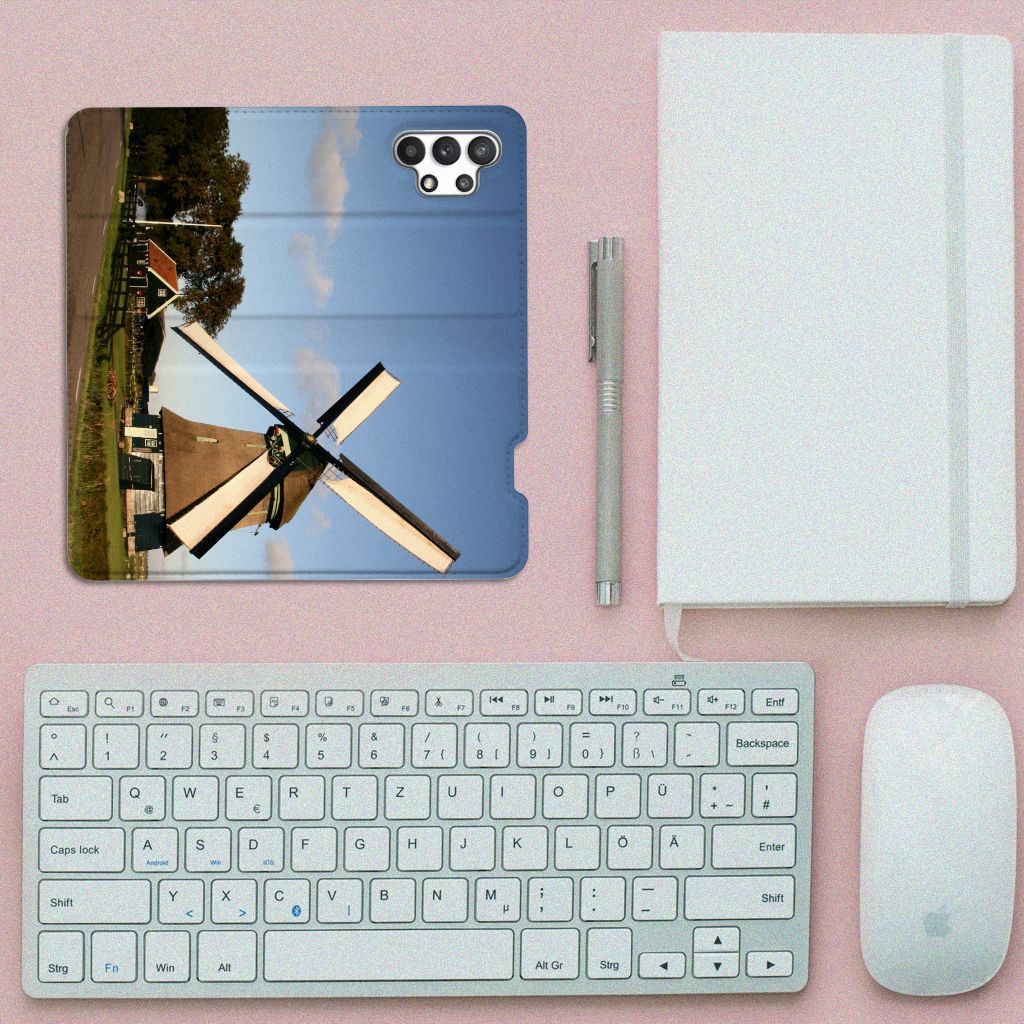 Samsung Galaxy A32 4G | A32 5G Enterprise Editie Book Cover Molen - B2C Telecom