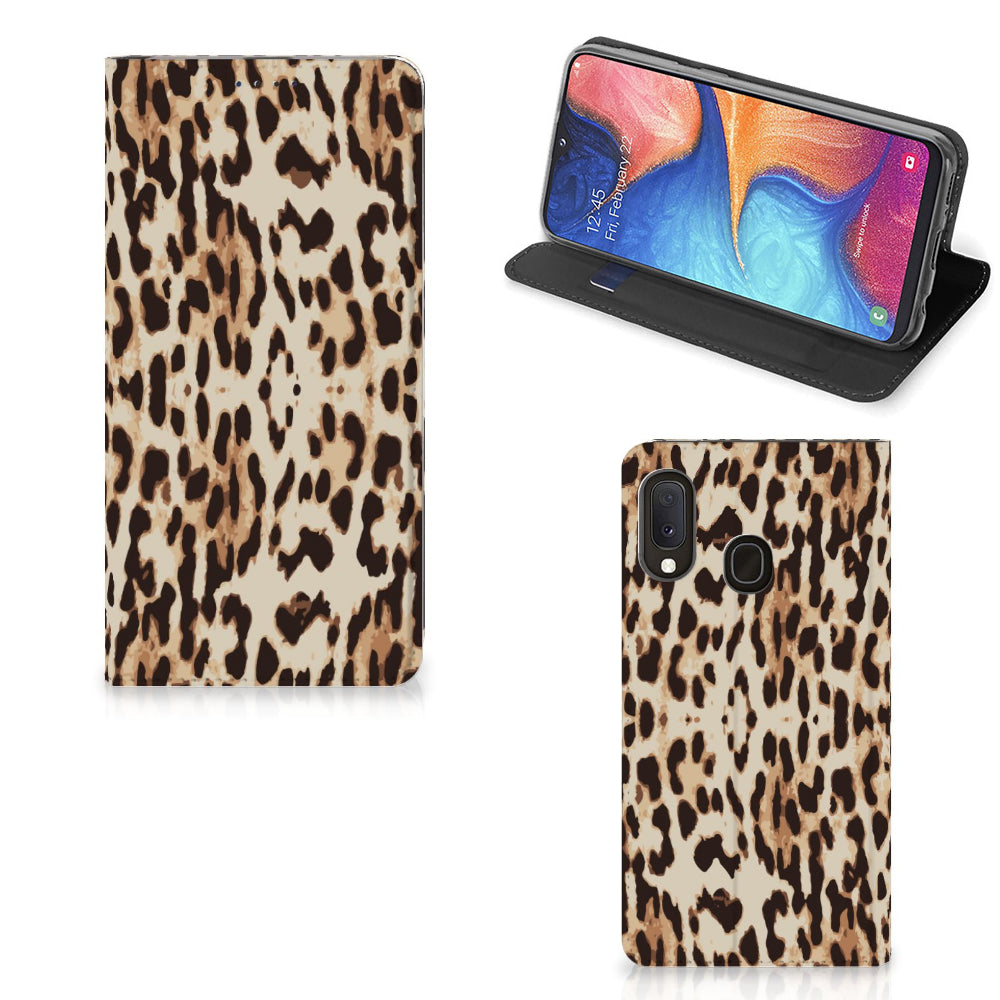 Samsung Galaxy A20e Hoesje maken Leopard