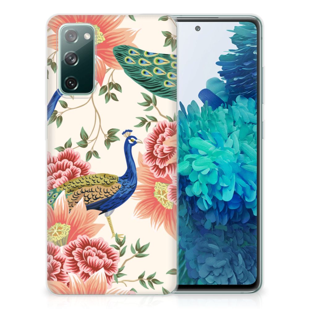 TPU Hoesje voor Samsung Galaxy S20 FE Pink Peacock B2C Telecom