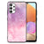 Kleurrijke Telefoonhoesje Samsung Galaxy A32 4G | A32 5G Enterprise Editie Pink Purple Paint