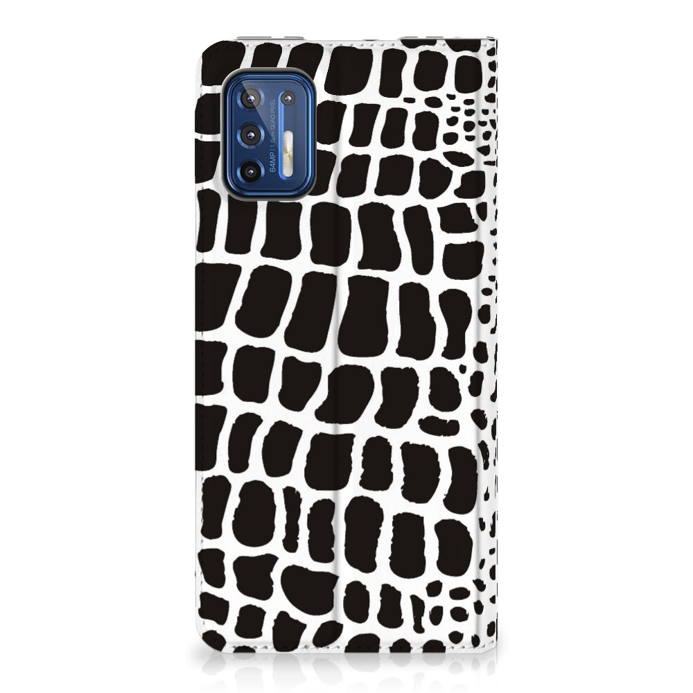 Motorola Moto G9 Plus Hoesje maken Slangenprint - B2C Telecom