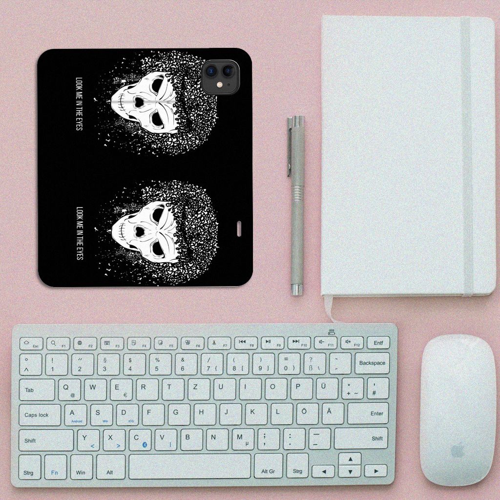 Mobiel BookCase Apple iPhone 11 Skull Hair