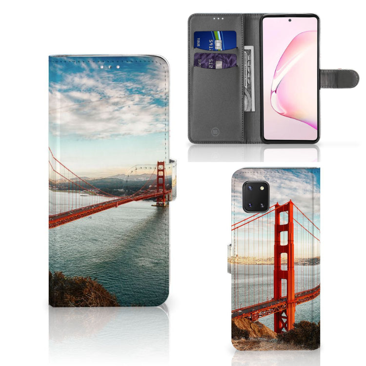 Samsung Note 10 Lite Flip Cover Golden Gate Bridge