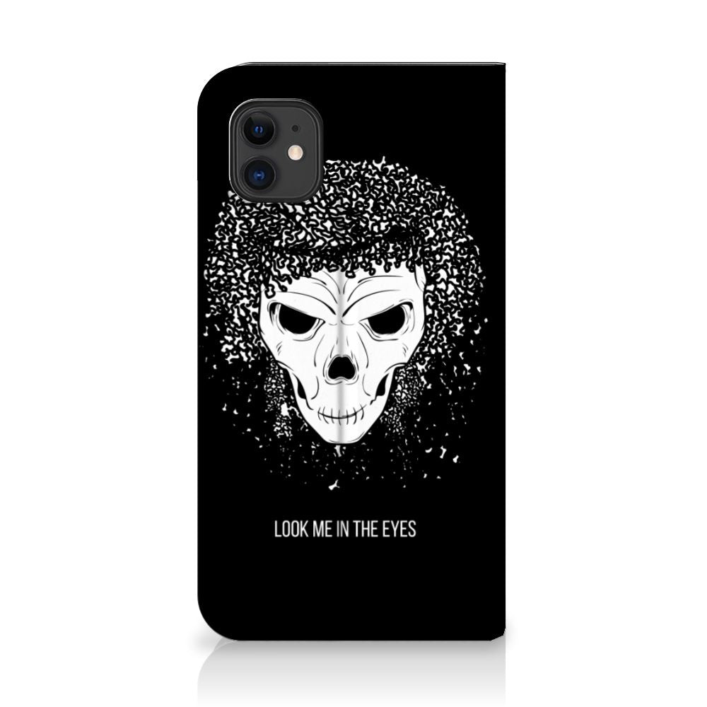 Mobiel BookCase Apple iPhone 11 Skull Hair
