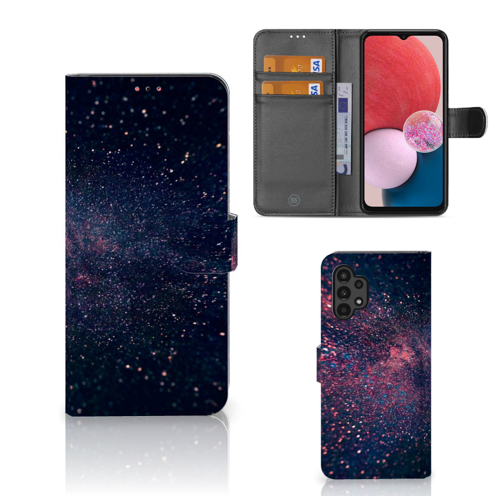 Samsung Galaxy A13 (4G) Book Case Stars