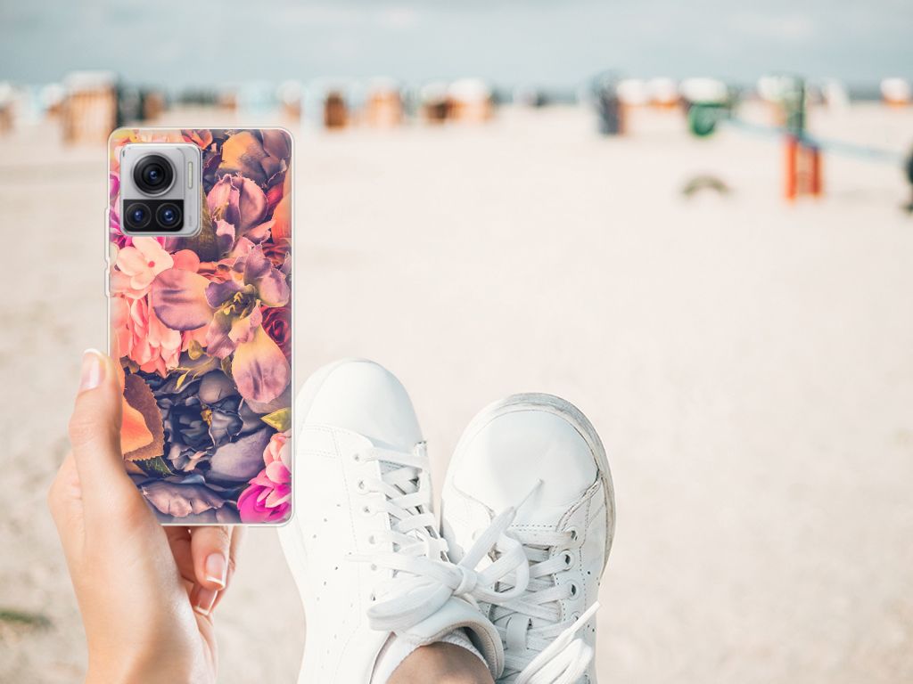Motorola Moto X30 Pro TPU Case Bosje Bloemen B2C Telecom