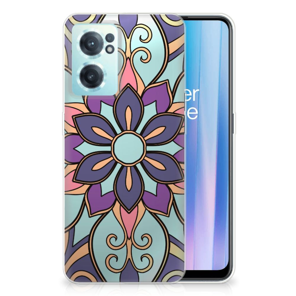 OnePlus Nord CE 2 5G TPU Case Purple Flower B2C Telecom