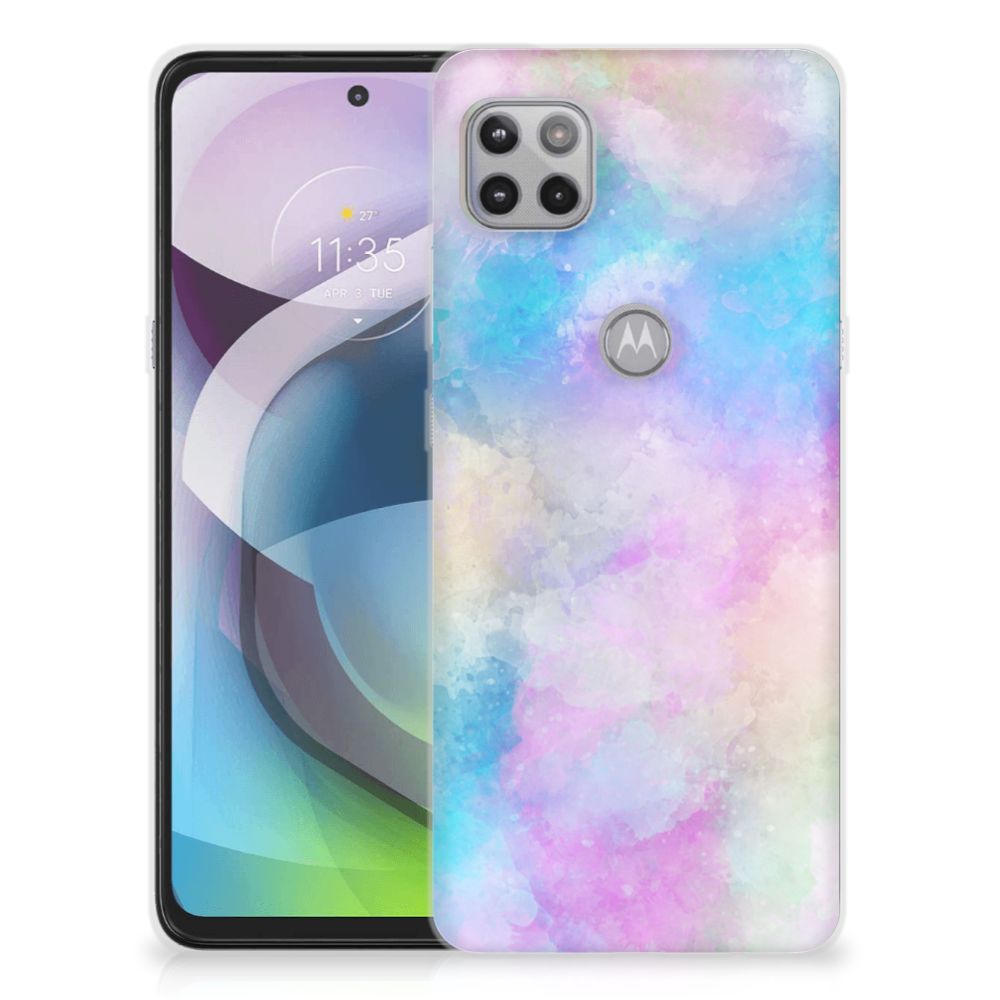 Hoesje maken Motorola Moto G 5G Watercolor Light