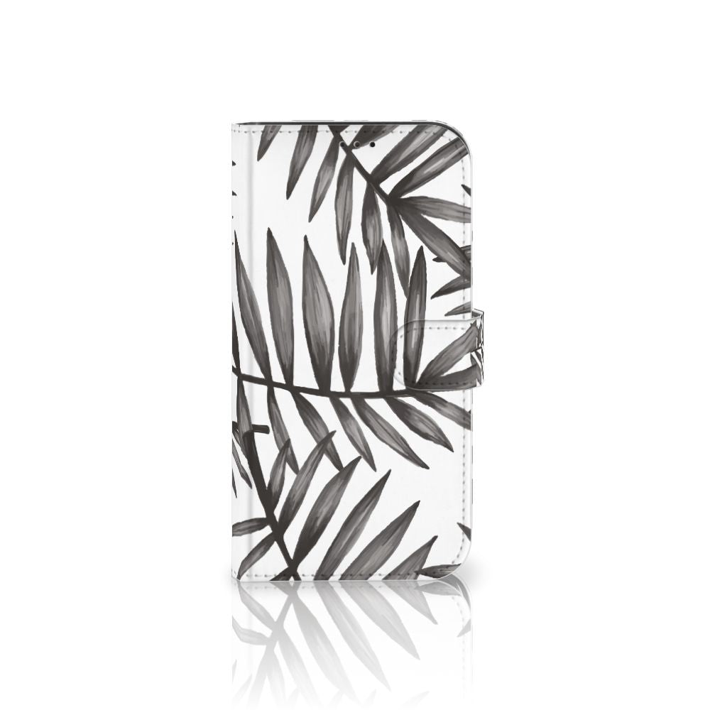 Apple iPhone 12 Pro Max Hoesje Leaves Grey