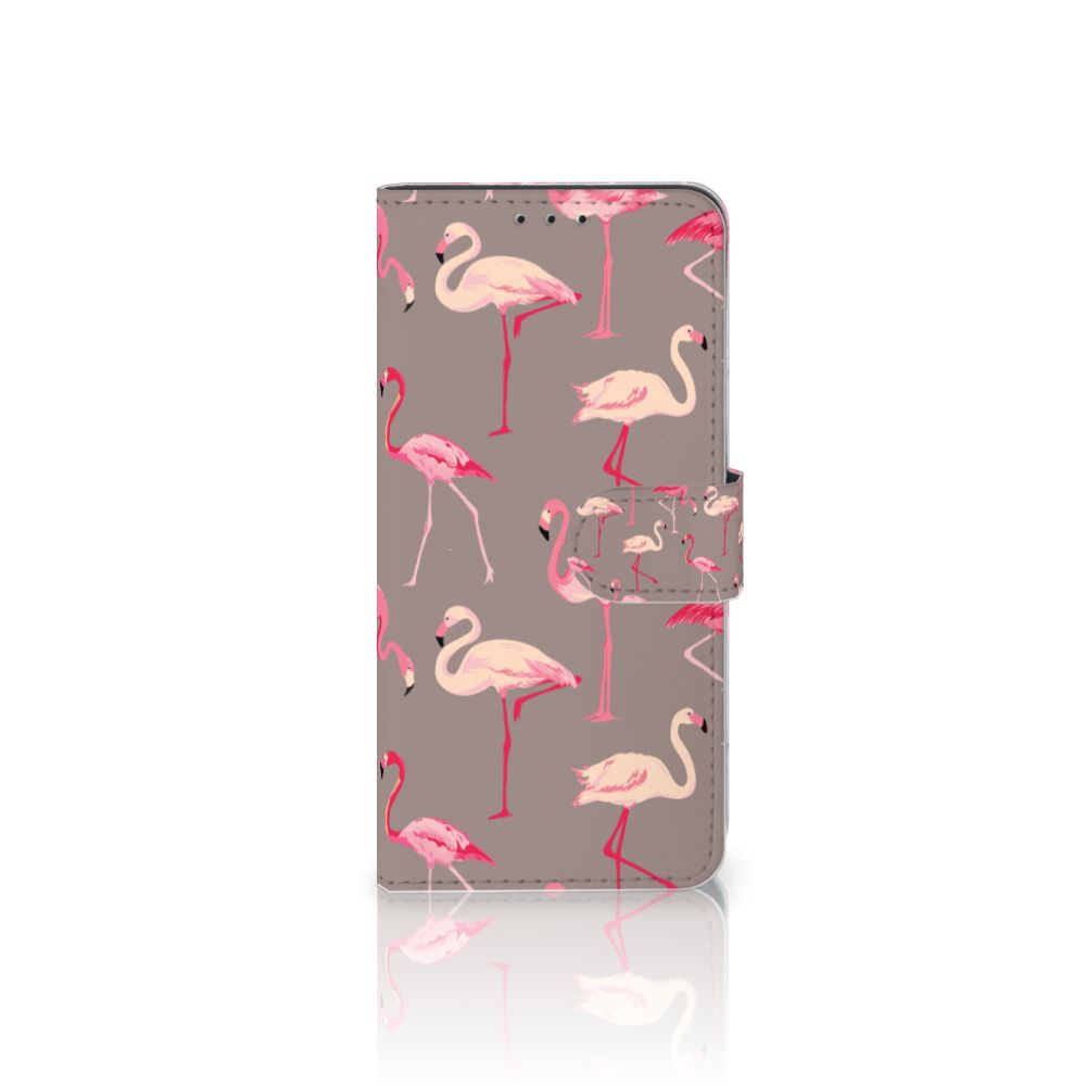 Xiaomi Mi 9 Lite Telefoonhoesje met Pasjes Flamingo