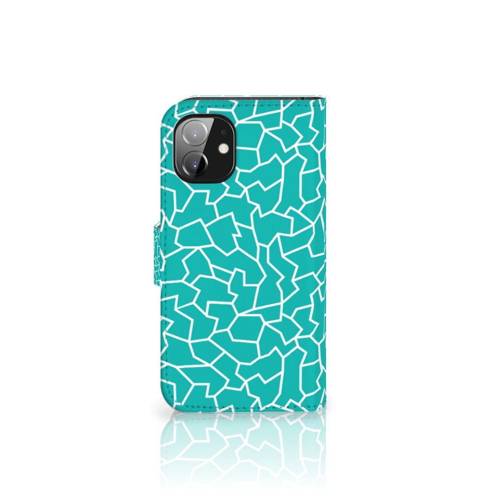 Apple iPhone 12 Mini Hoesje Cracks Blue