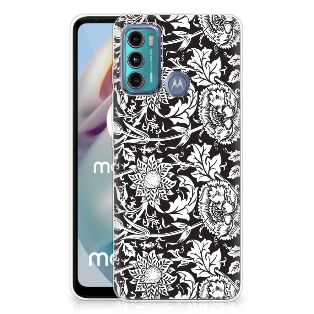 Motorola Moto G60 TPU Case Black Flowers B2C Telecom