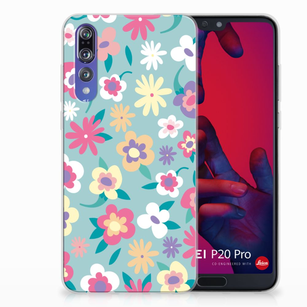 Huawei P20 Pro TPU Case Flower Power