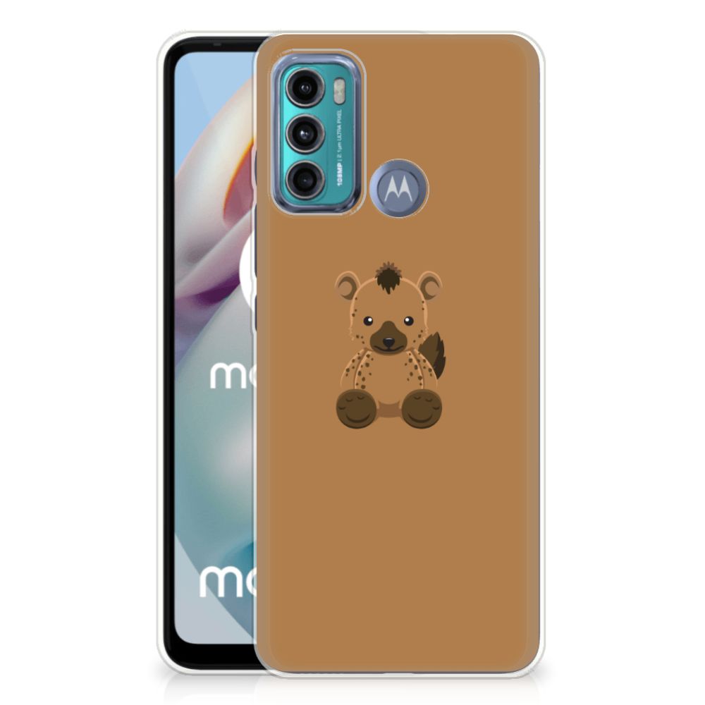 Motorola Moto G60 Telefoonhoesje met Naam Baby Hyena B2C Telecom