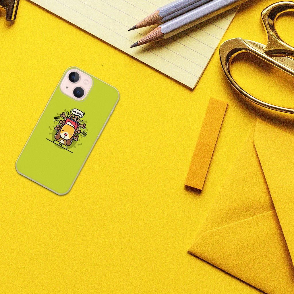 iPhone 13 mini Telefoonhoesje met Naam Doggy Biscuit B2C Telecom