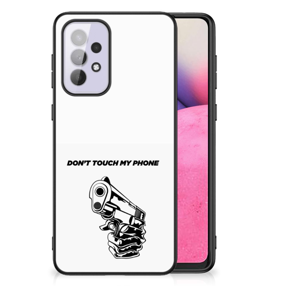 Samsung Galaxy A33 5G Telefoon Hoesje Gun Don't Touch My Phone B2C Telecom