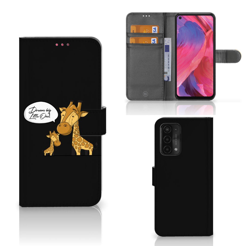 OPPO A54 5G | A74 5G | A93 5G Leuk Hoesje Giraffe